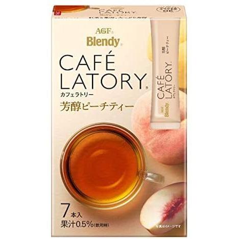 AGF ブレンディ カフェラトリー スティック 芳醇ピーチティー 7本×6箱 フルーツティー 紅茶 ...