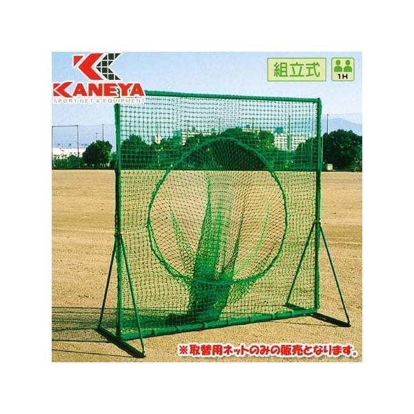 KANEYA(カネヤ) トスバッティング用シングルネット 円型集球タイプ フェンスH2m×W2m向 ...
