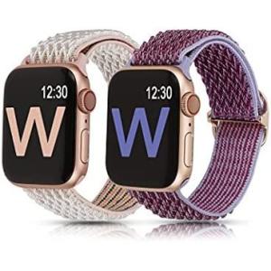 2個付き Wearlizer Apple Watch バンド アップルウォッチ バンド38mm (ピ...