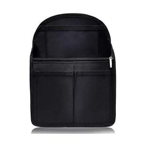 VILAU バッグインバッグ リュック 背面ポケットを大きく改良 トートバッグ 小型リュック用 PP底板付き 27cm×20cm×13cm (B5)｜royalshoping01