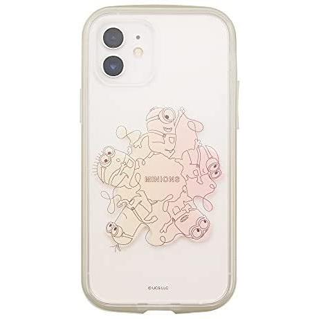 iPhone12 iPhone12Pro 対応 ミニオンズ蓄光IJOY 全面保護 保護フィルム付き ...