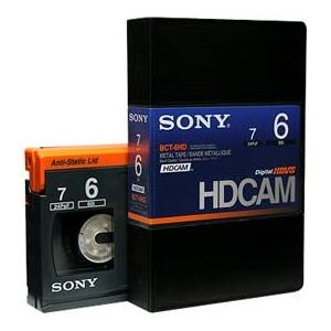 SONY BCT-6HD HDCAMテープ スモールカセット 6分 1本｜royalshoping01