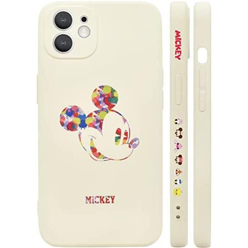 ディズニー ミッキーマウス iPhone12 Pro 用 ケース スマホケース (アンティークホワイ...