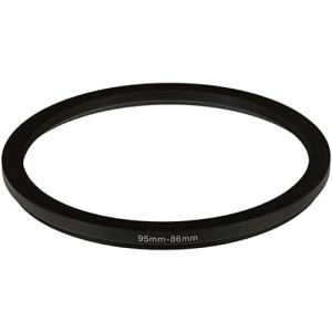 NinoLite ステップダウンリング95mm → 86mm カメラレンズ用 アルミ合金製 アダプターリング (黒 リング枠厚み:約5ミ)｜royalshoping01