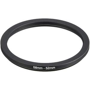 NinoLite ステップダウンリング 58mm→52mm カメラレンズ用アルミ合金製 アダプターリング(Step-Down (58mm→52mm)｜royalshoping01