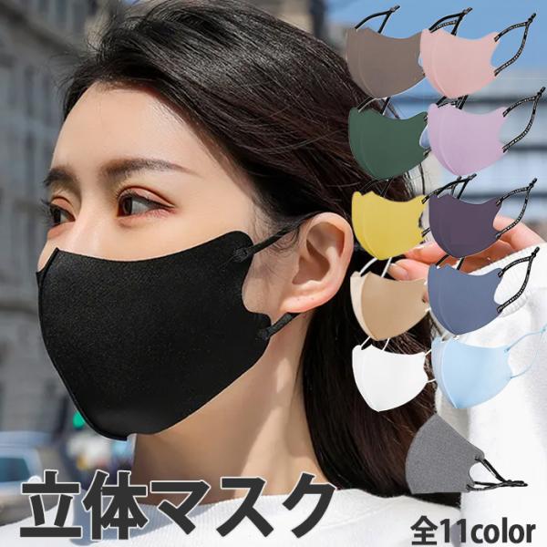 マスク 大人用 立体 洗える 1枚 おしゃれ 3D 洗濯 かわいい 布 男女兼用 アジャスター くす...