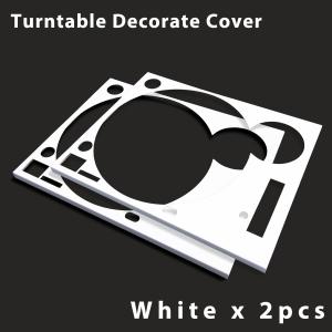 ターンテーブル カバー (Faceplate)　ホワイト 2枚組