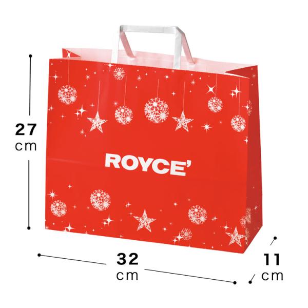 ロイズ公式 ROYCE’ 期間数量限定 クリスマス ロイズ クリスマス 手提げ紙袋 ポイント利用