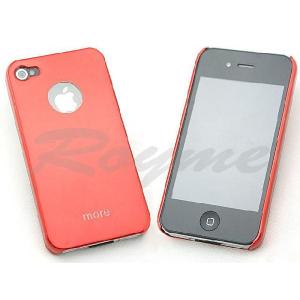 メッキ(レッド) iphone4専用保護カバーの詳細画像1