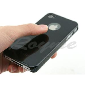 メッキ（ブラック）　iphone4専用保護カバー　