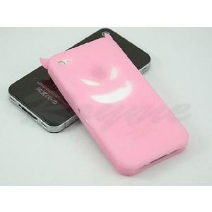 DEVILデビルiPhone4専用保護カバー　　　　(クリアピンク)全8色