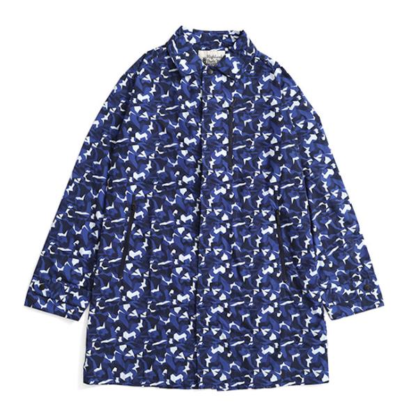 HIGHLAND PARK ハイランドパーク カモフラ 総柄 ナイロンコート D2JE6008 迷彩...