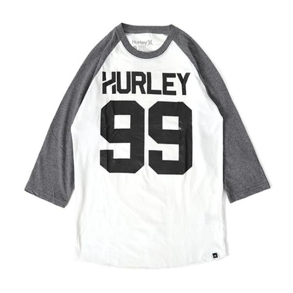 アウトレット品 Hurley ハーレー ナンバリングロゴ ラグランTシャツ MTS0008510 S...