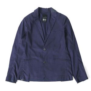 アウトレット品 DENHAM デンハム コットンリネン テーラードジャケット BOW DLB L 紺 メンズ｜roys-clothing