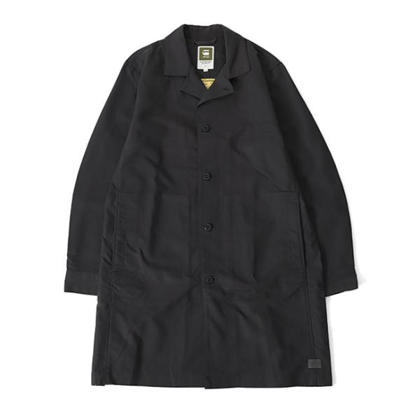 アウトレット品 G-Star Raw ジースターロウ ステンカラーコート XL 黒 メンズ