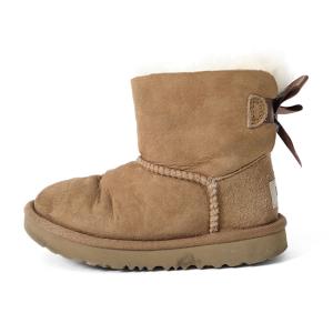 古着 UGG アグ ミニ ベイリー ボウ II ハイカット ムートンブーツ 1017397T 16cm ブラウン 茶 キッズ ガールズ｜roys-clothing