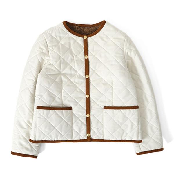 アウトレット品 トラディショナルウェザーウェア ARKLEY ノーカラー 裏ボア ショートキルティン...