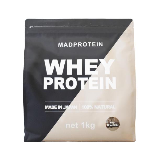 MAD PROTEIN(マッドプロテイン) ホエイプロテインWPC 人工甘味料不使用 国内製造 フレ...