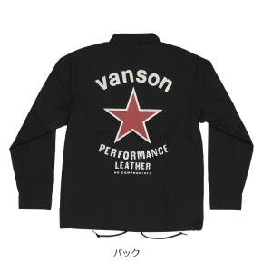 Lサイズ vanson バンソン レッドスター コーチジャケット 881V328 ブラック LEATHERS REDSTAR COACH JACKET｜rpsksp