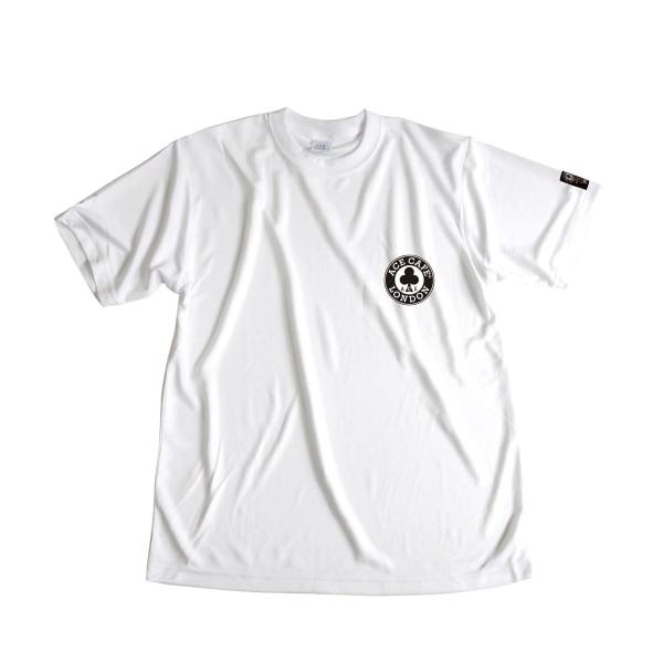 Mサイズ エースカフェロンドン ACE CAFE DRY-Tシャツ MCC AA012DT ホワイト