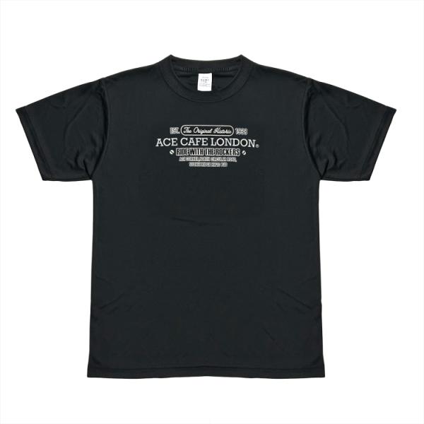 【在庫有り 即納】 Mサイズ エースカフェロンドン ACE CAFE DRY-Tシャツ ”カフェレー...