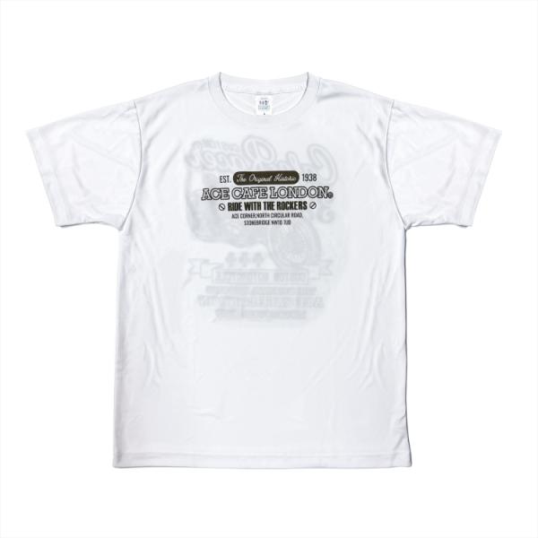 【在庫有り 即納】 Mサイズ エースカフェロンドン ACE CAFE DRY-Tシャツ ”カフェレー...