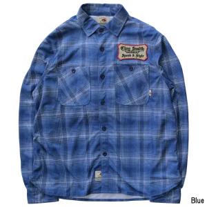 CLAY SMITH クレイスミス Mサイズ PRIDEメッシュシャツジャケット CSY-4003 Blue (2024年モデル)｜rpsksp