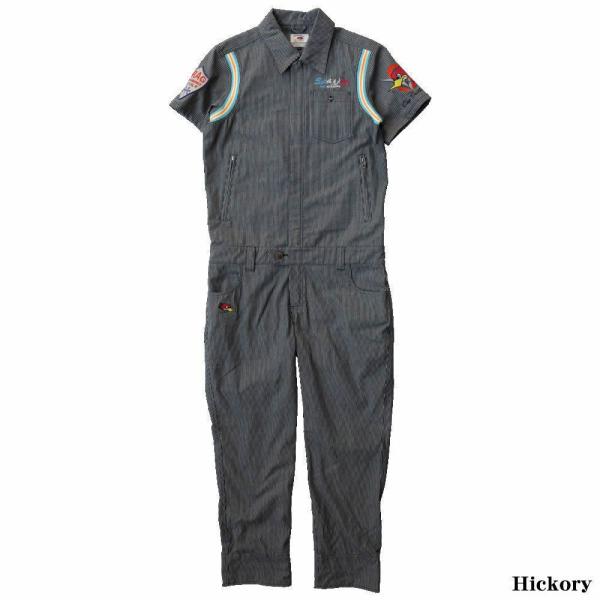 LLサイズ クレイスミス TOOTH ショートスリーブ カバーオール CSY-6159 LL ヒッコ...