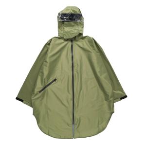 Mサイズ RIDEZ(ライズ) フードレインポンチョ HRP01 オリーブ M HOOD RAIN PONCHO｜rpsksp