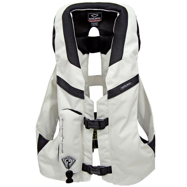 【在庫り 即納】hit-air ヒットエアー 一体型エアバッグ・ハーネス MLV-C ホワイト Lサ...