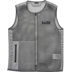 【在庫あり 即納】Mサイズ RSタイチ RSU501 リキッドウインド エアフローベスト グレー AIR FLOW VEST｜rpsksp