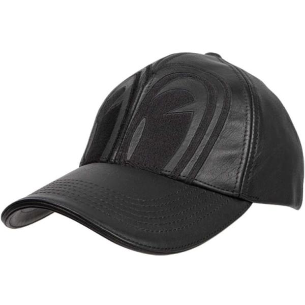 デグナー × SP忠男コラボ SP忠男レザーキャップ 牛革 SPCP-2 ブラック フリーサイズ S...