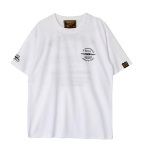 【在庫あり 即納】Lサイズ バンソン VANSON ドライ メッシュTシャツ VS23802S ホワイト/ブラック L 吸汗/速乾｜rpsksp