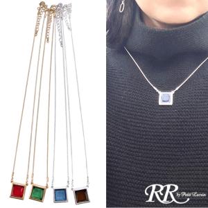 スワロフスキービーズ ネックレス(ラウンド/3mm) 贅沢 カジュアル