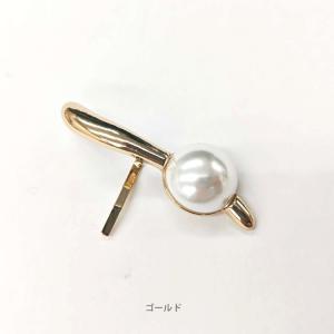 ポニーフック 大さめ 上品 パール ポニーテー...の詳細画像3