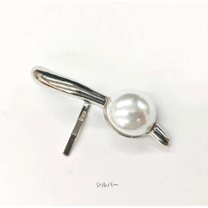 ポニーフック 大さめ 上品 パール ポニーテー...の詳細画像4