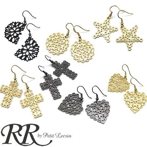 ピアス 透かし フォーム ピアス プレート プチプラ 大人可愛い ゴールド