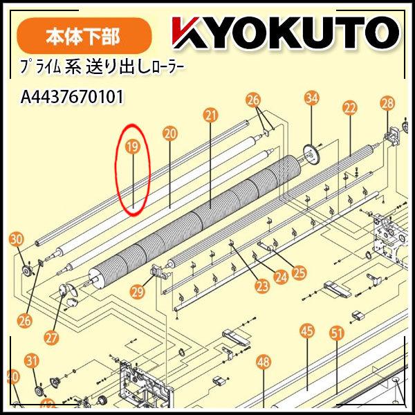 極東産機 プライム系用 送り出しローラー