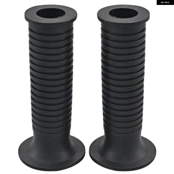 並行輸入品バイク アクセサリー 7/8インチ ラバー ハンドルバー ハンド グリップ ブラック BM...