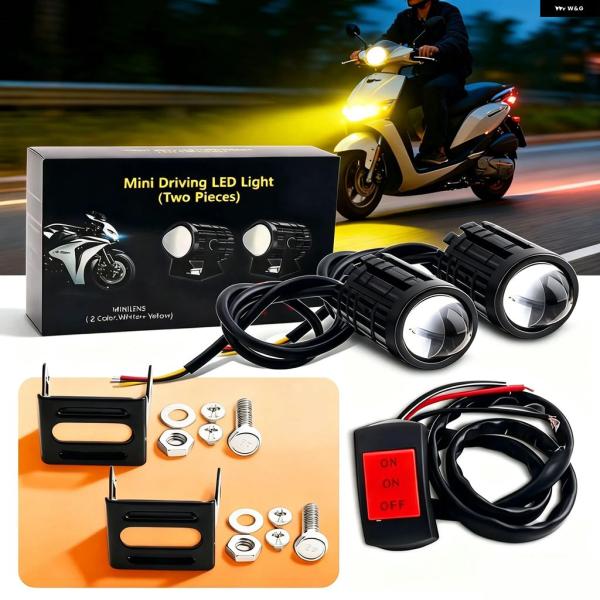 並行輸入品 オートバイ LED フォグランプ ATV ドライビング フォグライト 補助スポットライト...