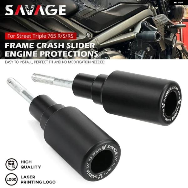 並行輸入品 STREET TRIPLE 765 R/S/RS フレーム フェアリング プロテクター ...