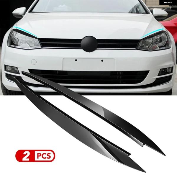 並行輸入品 ヘッドライト アイブロウアイリッド カバー トリム ABS ストライキングVW ゴルフ ...