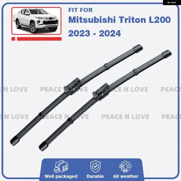 並行輸入品 三菱 トライトンL200 2023-2024用フロント ワイパー ブレードセット フロン...