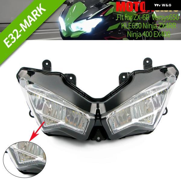 並行輸入品 カワサキ LED ヘッドライト ZX-6R 2019 - 2020 ZX 636 フロン...