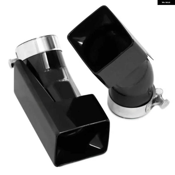 【並行輸入品】車用排気口 テール パイプ ステンレス スクエアマフラーチップ ランドローバー ディフ...