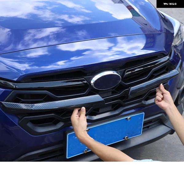 【並行輸入品】スバル クロストレック 2023-2024 ABS ブラック カーフロント グリル ミ...