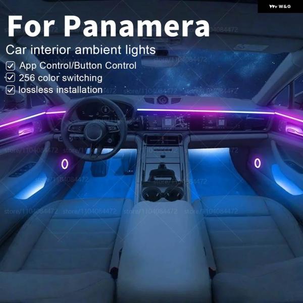 並行輸入品ポルシェ パナメーラ 970/971 22IN1 RGB 車内アクリル車内 アンビエントラ...