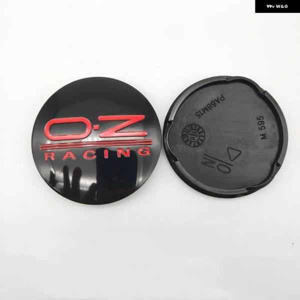 並行輸入品 4枚 62MM OZ レーシングカー ホイールセンターキャップ ALLOY スタイリッシ...