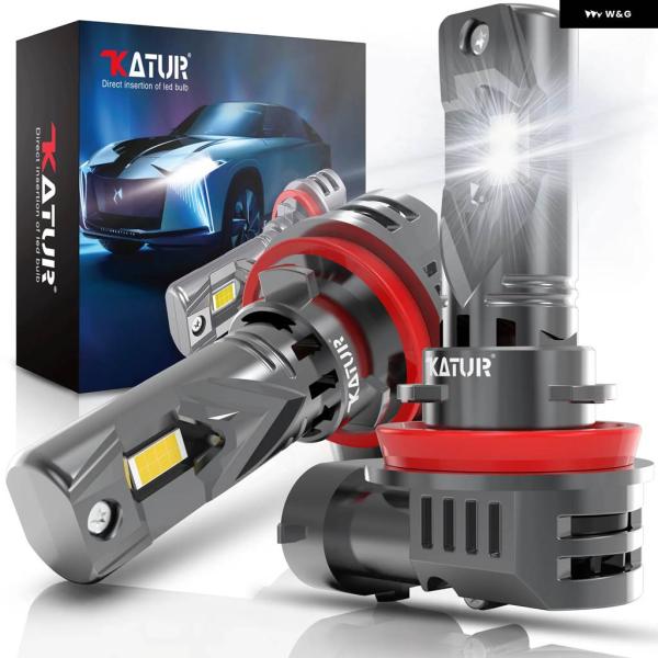 並行輸入品 H8 H11 LED ヘッドライト バルブ CANBUS カーヘッド フォグライト スー...