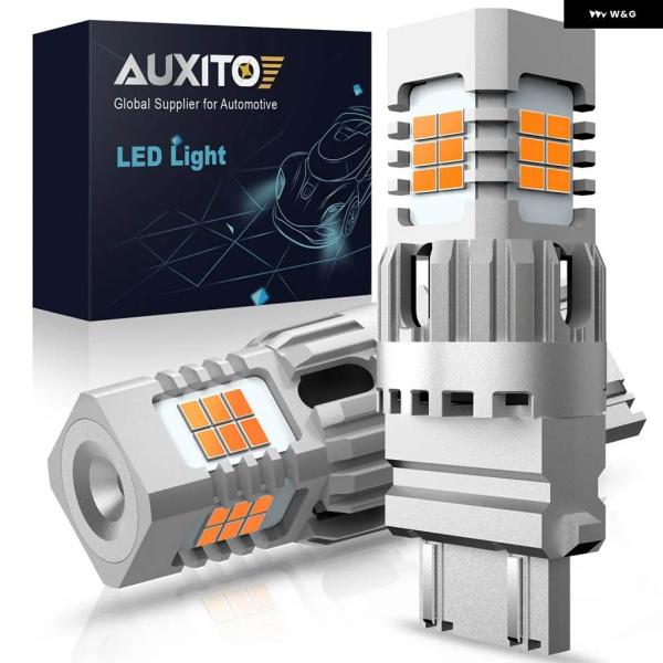 並行輸入品 2個 車用 フロントリア 矢印ライト 3157 P27W LED ウィンカーライト CA...